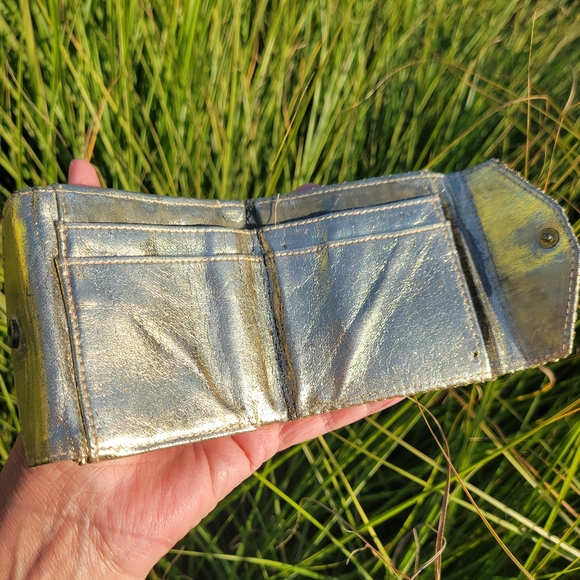 Vintage Gold Mesh Small Wallet ~ Whiting & Davis Style ~ Retro ~ Date Night ~ - Picture 5 of 15